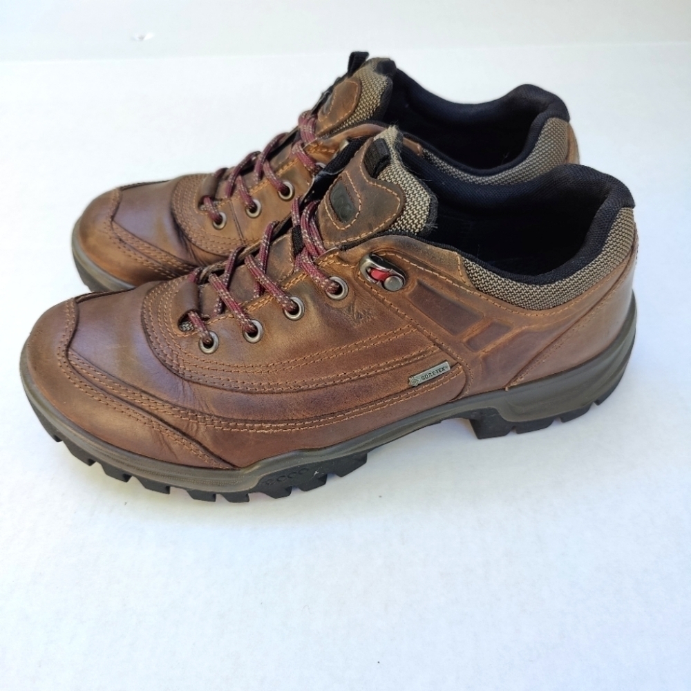 ECCO Sport Torre GTX Men's Slip Resistant Brown Hiking Shoes Size EU 41 US 8